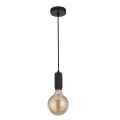 Searchlight - Κρεμαστό φωτιστικό με καλώδιο SUSPENSION 1xE27/60W/230V μαύρο