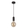 Searchlight - Κρεμαστό φωτιστικό με καλώδιο SUSPENSION 1xE27/60W/230V μαύρο