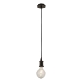 Searchlight - Κρεμαστό φωτιστικό με καλώδιο SUSPENSION 1xE27/60W/230V μαύρο