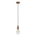 Searchlight - Κρεμαστό φωτιστικό με καλώδιο SUSPENSION 1xE27/60W/230V χάλκινο