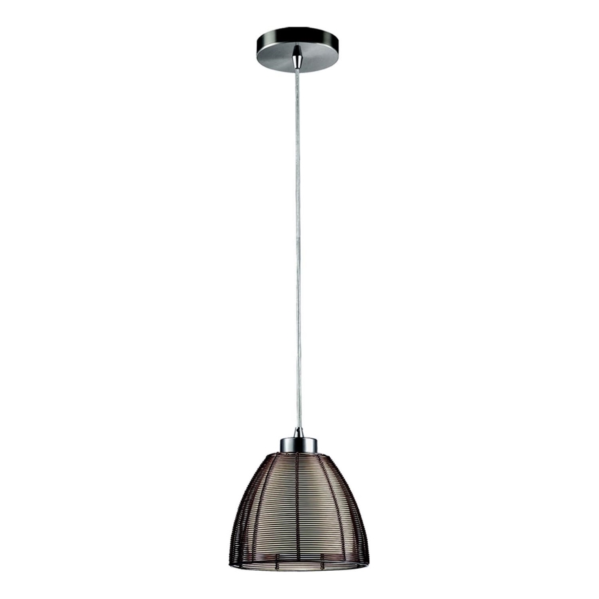 Searchlight - Κρεμαστό φωτιστικό οροφής 1xE27/60W/230V διάμετρος 19 cm καφέ
