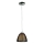 Searchlight - Κρεμαστό φωτιστικό οροφής 1xE27/60W/230V διάμετρος 19 cm μαύρο