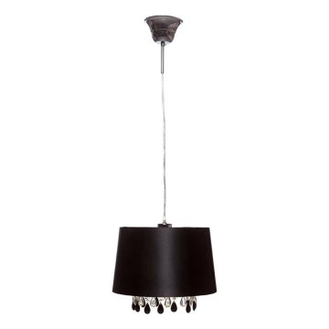 Searchlight - Κρεμαστό φωτιστικό οροφής LILA 1xE27/60W/230V μαύρο