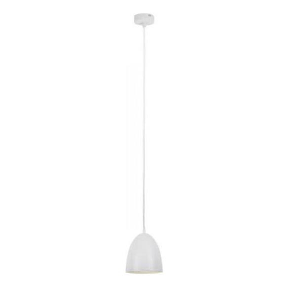 Searchlight - Κρεμαστό φωτιστικό οροφής METAL 1xE27/60W/230V διάμετρος 28 cm λευκό