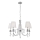 Searchlight - Κρεμαστό φωτιστικό οροφής PORTICO 5xG9/33W/230V γυαλιστερό χρώμιο