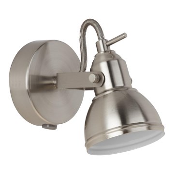 Searchlight - Σποτ τοίχου FOCUS 1xGU10/50W/230V ματ χρώμιο