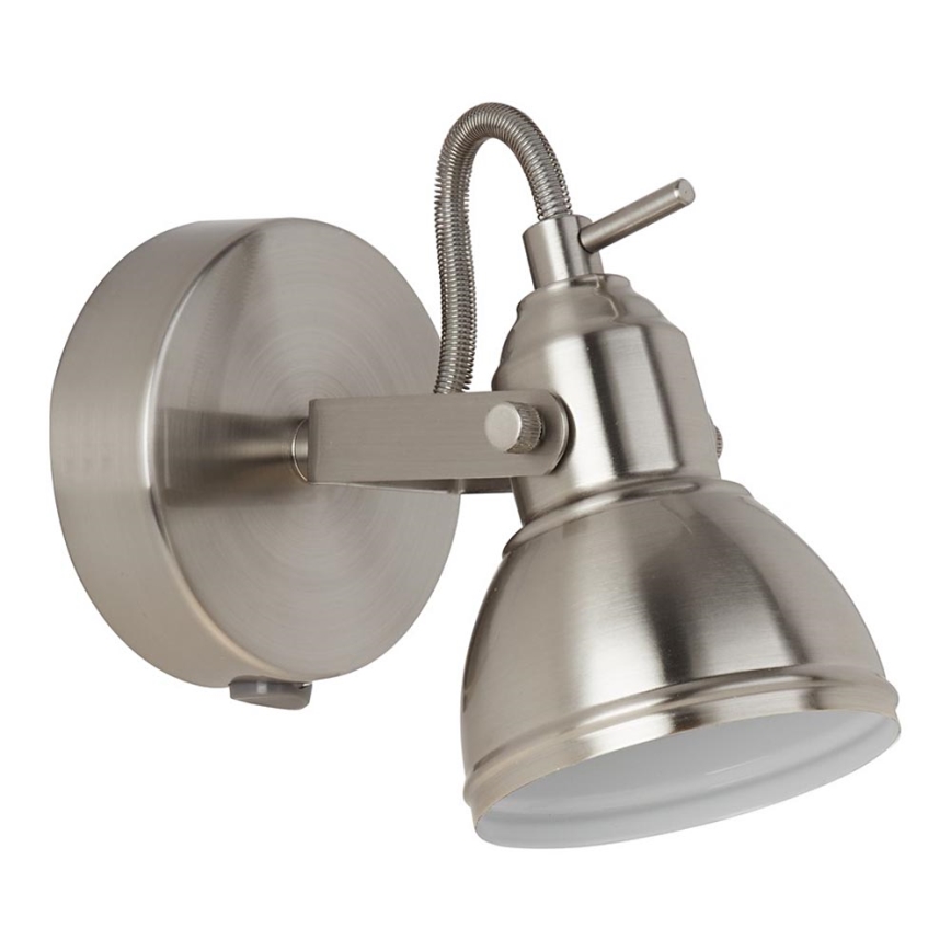 Searchlight - Σποτ τοίχου FOCUS 1xGU10/50W/230V ματ χρώμιο