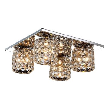 Searchlight - Φωτιστικό οροφής 4xG9/40W/230V γυαλιστερό χρώμιο