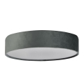 Searchlight - Φωτιστικό οροφής DRUM 3xE27/60W/230V γκρι