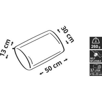 Self-inflating pillow πράσινο