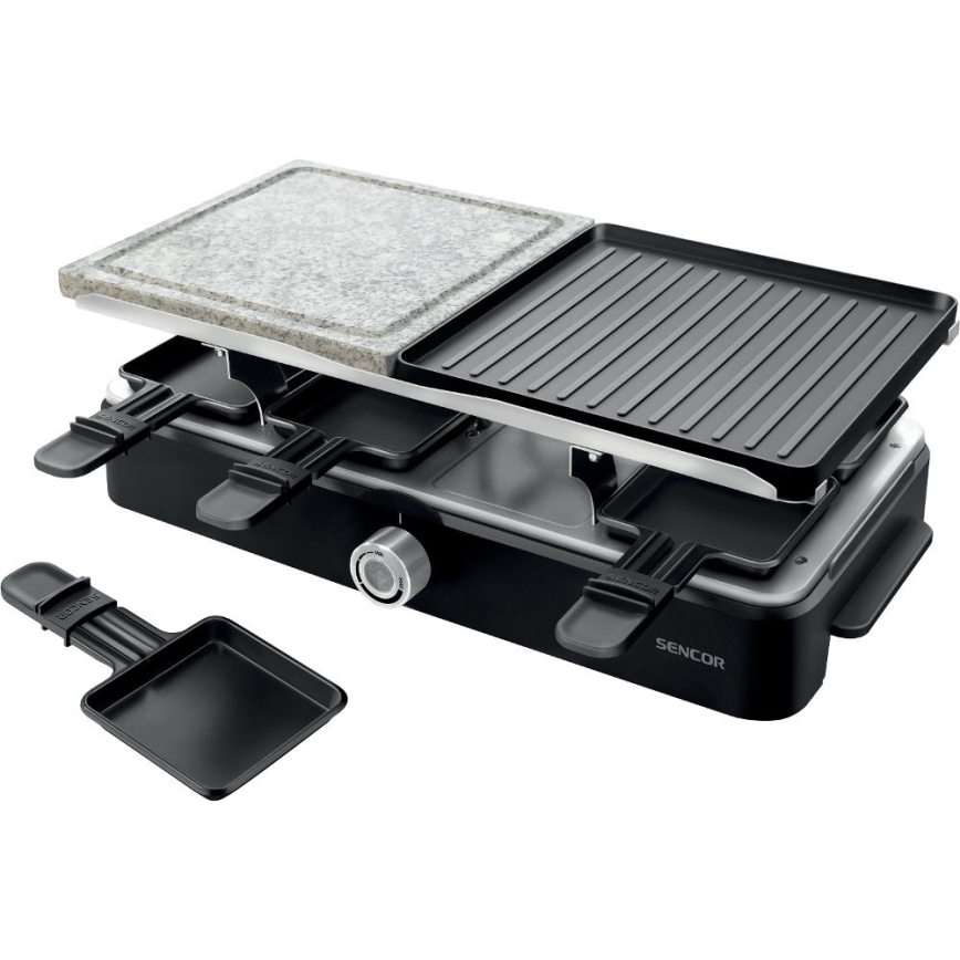 Sencor - Ηλεκτρική ψηστιέρα raclette με αξεσουάρ 1400W/230V