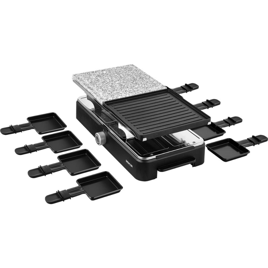Sencor - Ηλεκτρική ψηστιέρα raclette με αξεσουάρ 1400W/230V