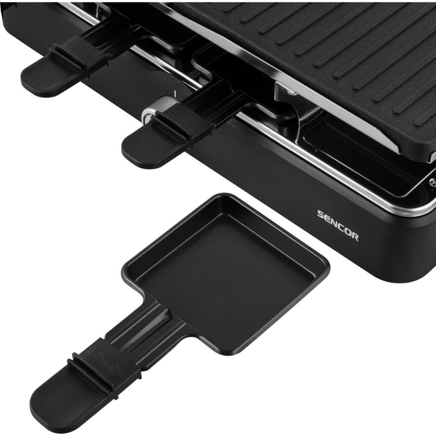 Sencor - Ηλεκτρική ψηστιέρα raclette με αξεσουάρ 1400W/230V