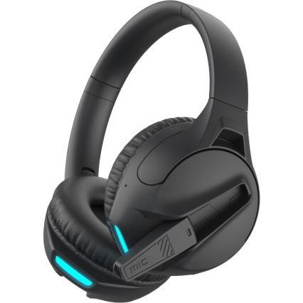 Sencor - Ασύρματα ακουστικά με μικρόφωνο 600 mAh μαύρα