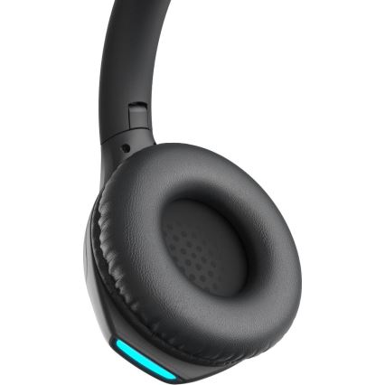 Sencor - Ασύρματα ακουστικά με μικρόφωνο 600 mAh μαύρα