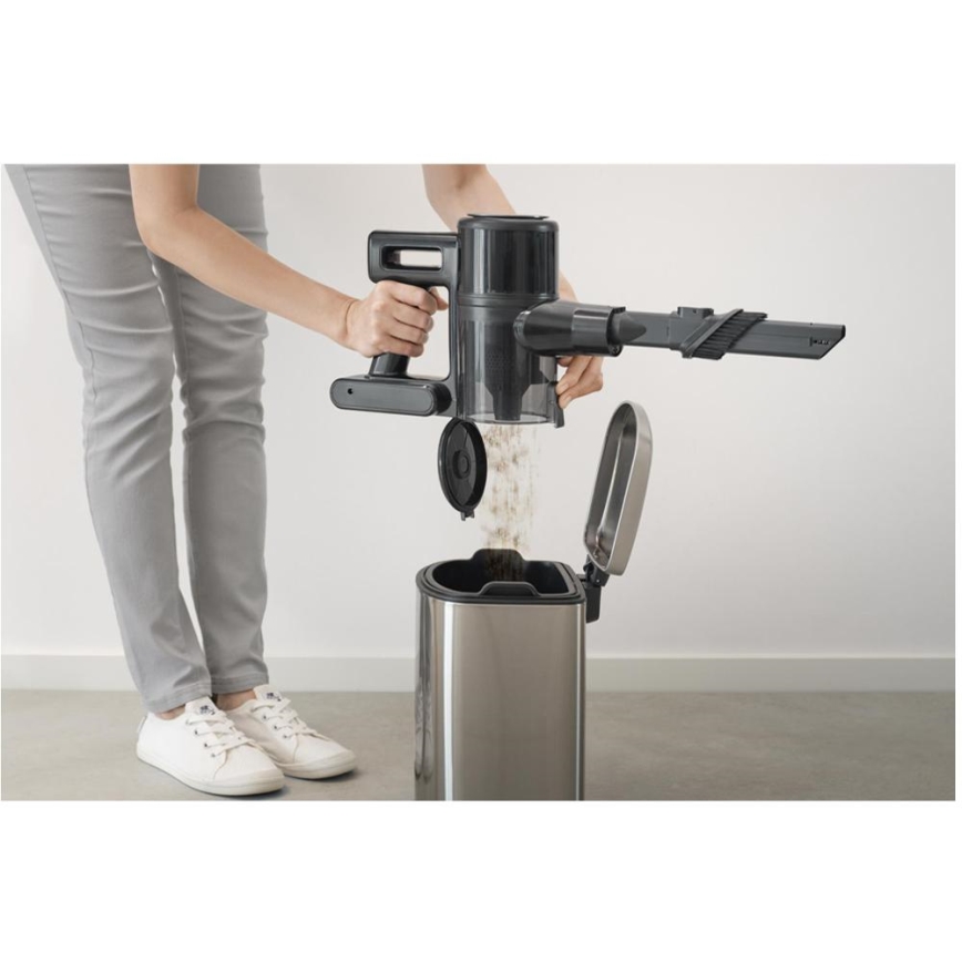 Sencor - Ασύρματη κάθετη ηλεκτρική σκούπα 2-σε-1 200W/2600 mAh μαύρη