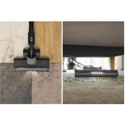 Sencor - Ασύρματη κάθετη ηλεκτρική σκούπα 2-σε-1 200W/2600 mAh μαύρη