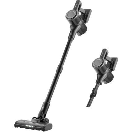 Sencor - Ασύρματη κάθετη ηλεκτρική σκούπα 2-σε-1 200W/2600 mAh μαύρη