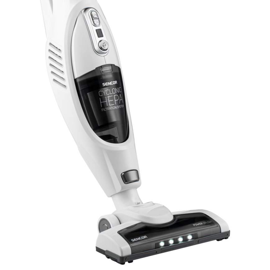 Sencor - Ασύρματη ηλεκτρική σκούπα 2σε1 με σκουπάκι χειρός 2200 mAh