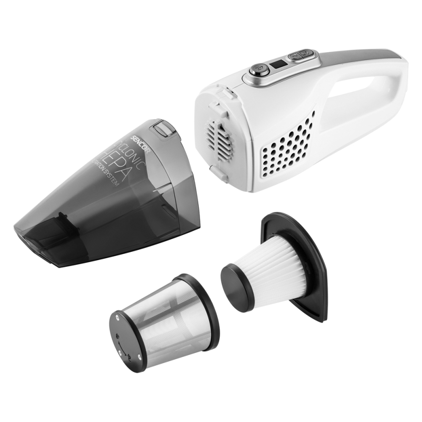 Sencor - Ασύρματη ηλεκτρική σκούπα 2σε1 με σκουπάκι χειρός 2200 mAh