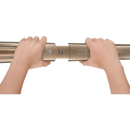 Sencor - Ασύρματη ηλεκτρική σκούπα ράβδου 2 σε 1 100W/2000 mAh μπεζ