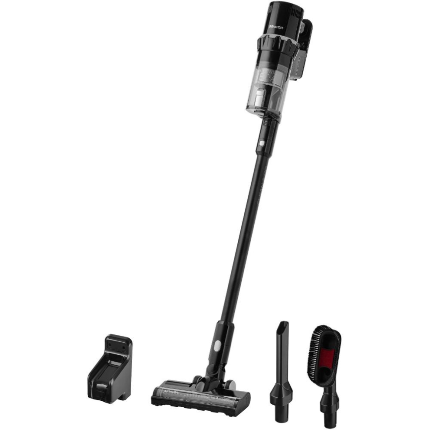 Sencor - Ασύρματη ράβδος ηλεκτρική σκούπα 2 σε 1 250W/2200 mAh μαύρο