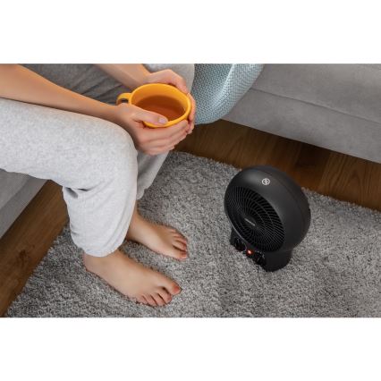 Sencor - Αερόθερμο 1200/2000W/230V μαύρο