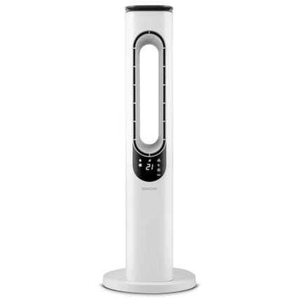 Sencor - Bladeless tower ανεμιστήρας 50W/230V λευκό + τηλεχειριστήριο