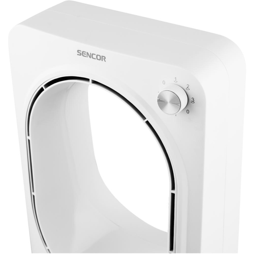 Sencor - Bladeless επιδαπέδιο ανεμιστήρας 50W/230V λευκό