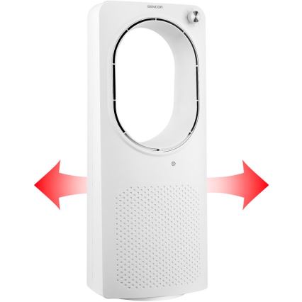Sencor - Bladeless επιδαπέδιο ανεμιστήρας 50W/230V λευκό