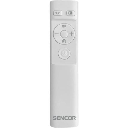 Sencor - Bladeless επιδαπέδιο ανεμιστήρας 50W/230V λευκό + τηλεχειριστήριο