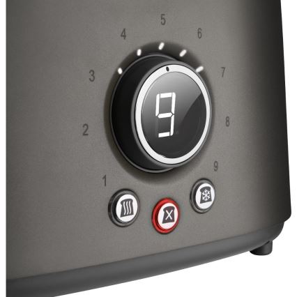 Sencor - Φρυγανιέρα για δύο φέτες 1000W/230V ανθρακί