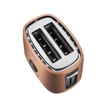 Sencor - Φρυγανιέρα δύο θέσεων με σχάρα επαναθέρμανσης 1000W/230V, χάλκινη