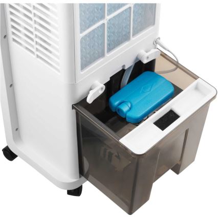 Sencor - Φορητός κλιματιστικός ανεμιστήρας 28W/230V γκρι με τηλεχειριστήριο