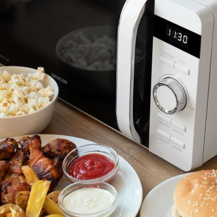 Sencor - Φούρνος μικροκυμάτων 800W/230V 17 l λευκός