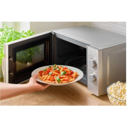 Sencor - Φούρνος μικροκυμάτων με λειτουργία γκριλ 700W/1000W/230V 20 l ματ χρώμιο