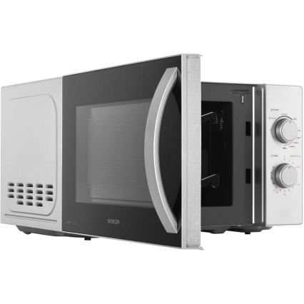 Sencor - Φούρνος μικροκυμάτων με λειτουργία γκριλ 700W/1000W/230V 20 l ματ χρώμιο