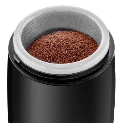 Sencor - Hλεκτρικός μύλος καφέ 60 g 150W/230V μαύρο/ματ χρώμιο