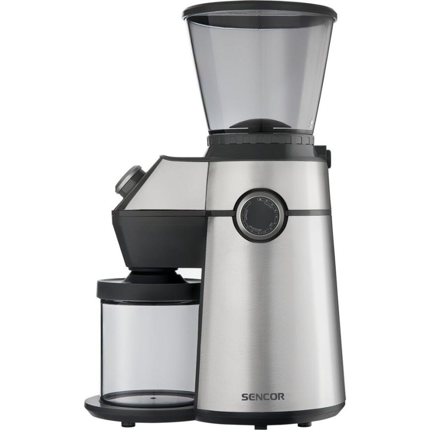 Sencor - Hλεκτρικός μύλος καφέ 350 g 150W/230V ανοξείδωτο ατσάλι