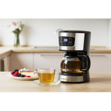 Sencor - Καφετιέρα φίλτρου με οθόνη LCD 700W/230V