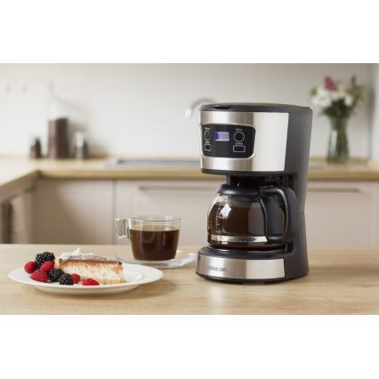 Sencor - Καφετιέρα φίλτρου με οθόνη LCD 700W/230V