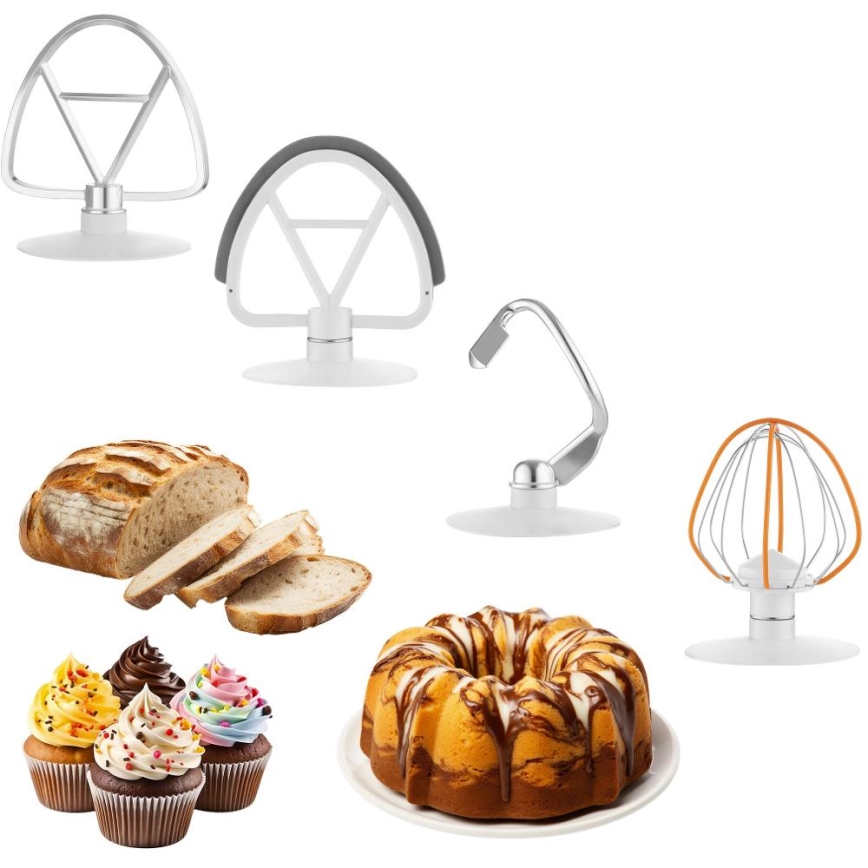 Sencor - Κουζινομηχανή με ανοξείδωτο κάδο 1000W/230V, λευκή