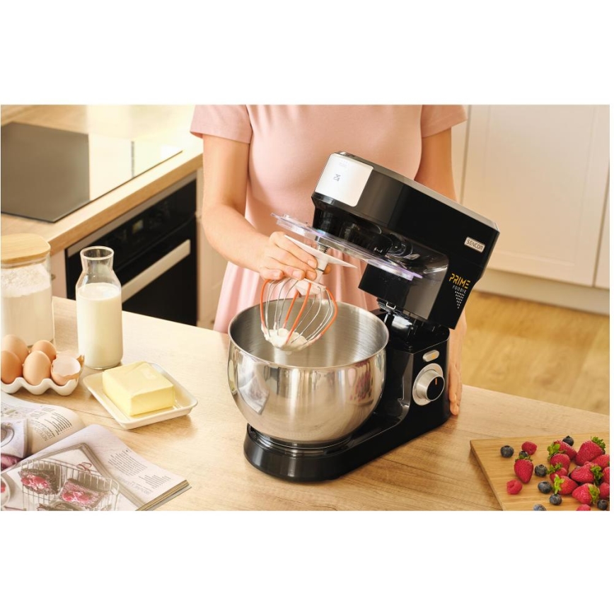 Sencor - Κουζινομηχανή με ανοξείδωτο κάδο 1000W/230V μαύρη