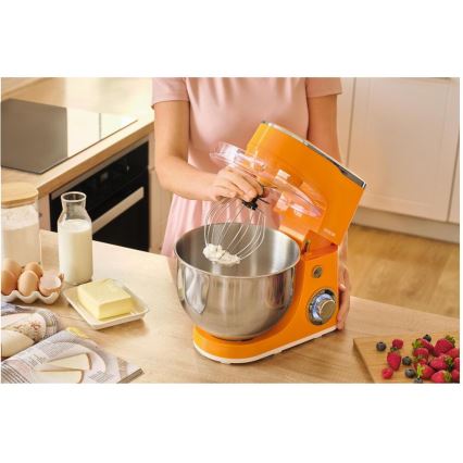 Sencor - Κουζινομηχανή με ανοξείδωτο κάδο 1300W/230V, πορτοκαλί