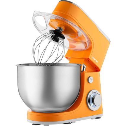 Sencor - Κουζινομηχανή με ανοξείδωτο κάδο 1300W/230V, πορτοκαλί