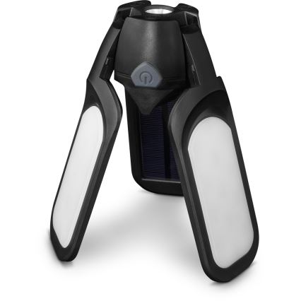 Sencor - Επαναφορτιζόμενο LED φανάρι κατασκήνωσης με ηλιακό πάνελ LED/3W/1600 mAh IPX4