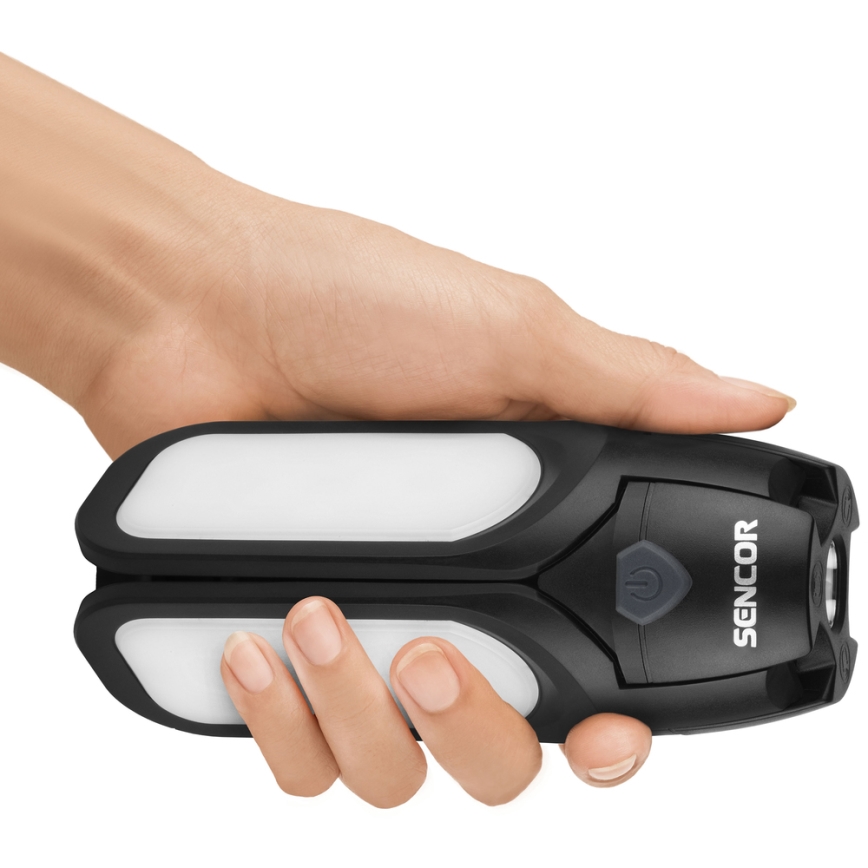 Sencor - Επαναφορτιζόμενο LED φανάρι κατασκήνωσης με ηλιακό πάνελ LED/3W/1600 mAh IPX4