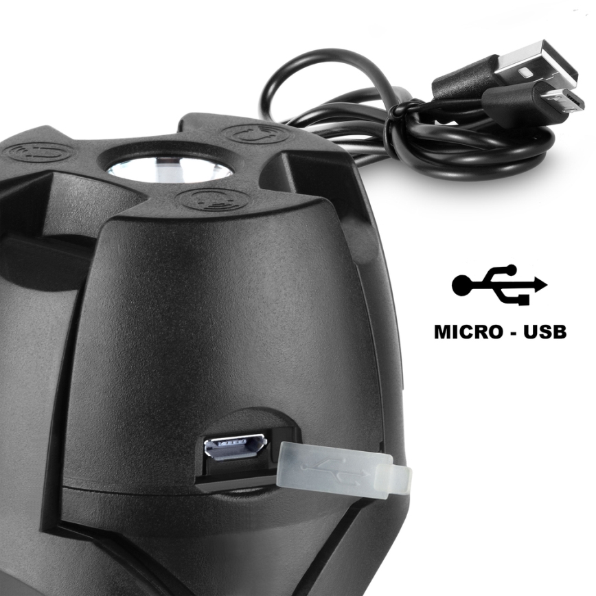 Sencor - Επαναφορτιζόμενο LED φανάρι κατασκήνωσης με ηλιακό πάνελ LED/3W/1600 mAh IPX4