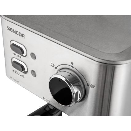 Sencor - Lever καφές machine espresso/cappuccino 1050W/230V