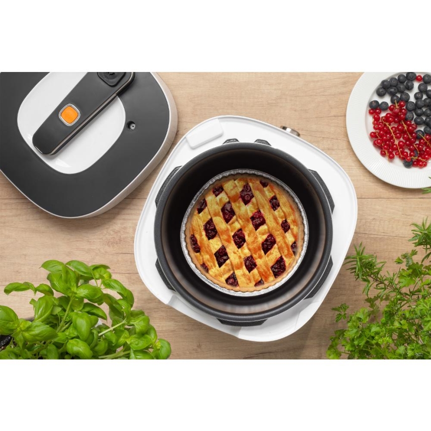 Sencor - Multifunctional electric pressure cooker 5,5 l 1000W/230V λευκό/μαύρο